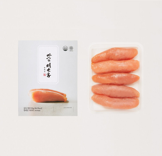 [맛의명태자] 실속 명란 150g 무색소 저염도 온명란, 1개