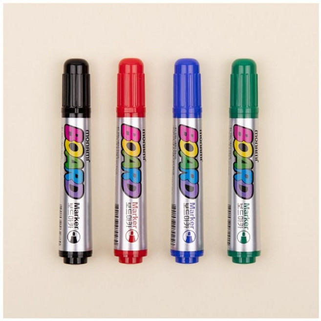 모나미 보드마카 1타 (4색 택1) 12자루, 검정