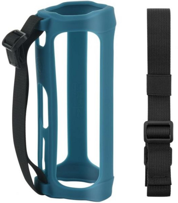 JBL FLIP 5와 호환되는 실리콘 케이스 여행용 보관 가방 파우치 보호 커버 젤 부드러운 피부 고무 블루투스 스피커용 어깨끈 포함 - 블루, JBL FLIP 5와 호환되는 실리콘 케이스 여행용 보