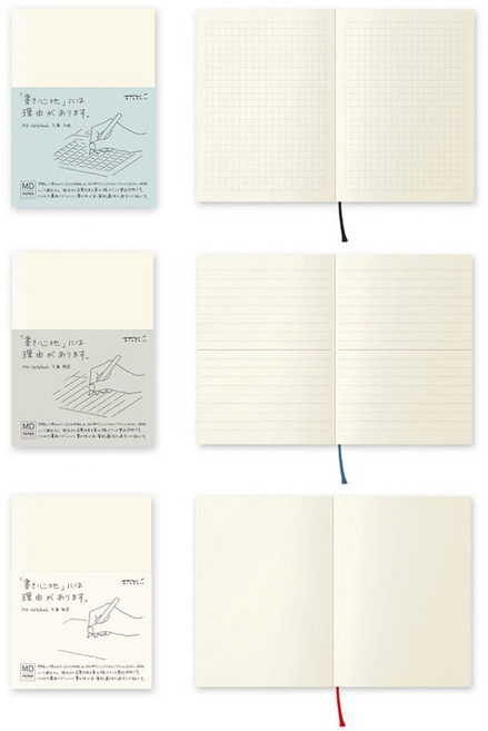 2024 미도리 MD 노트 (유선 무지 방안지) MIDORI 감성노트