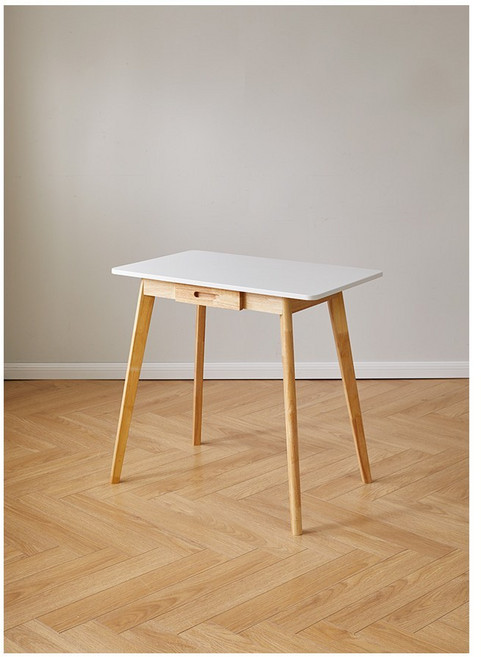 에코 소라노 사무용 컴퓨터 책상 다기능 서랍형 원목 테이블, 화이트