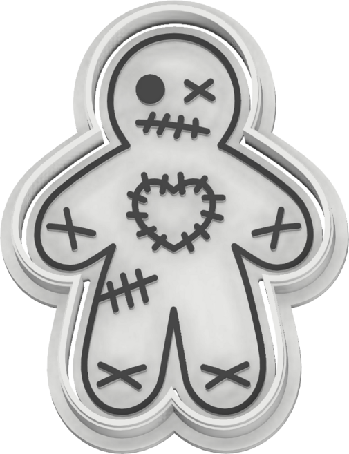 할로윈 진저맨 쿠키커터 쿠키틀, 1. 할로윈 진저맨, 1개