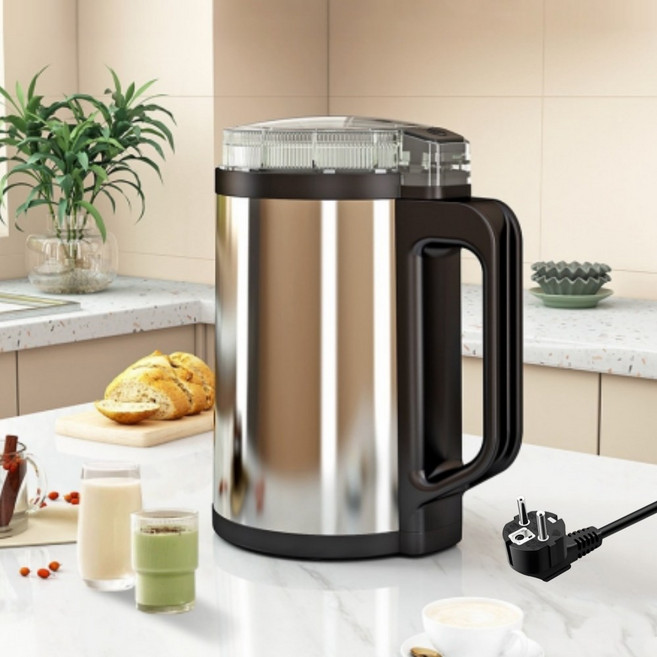 Mochae 곡물 분쇄기 가정용 제분기 다용도 스텐 전동 믹서기 커피 견과류 다지기 500g, 블랙