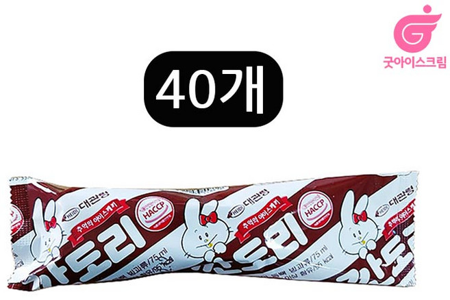 깐도리 40개 대관령 깐도리 추억의 아이스크림, 70ml