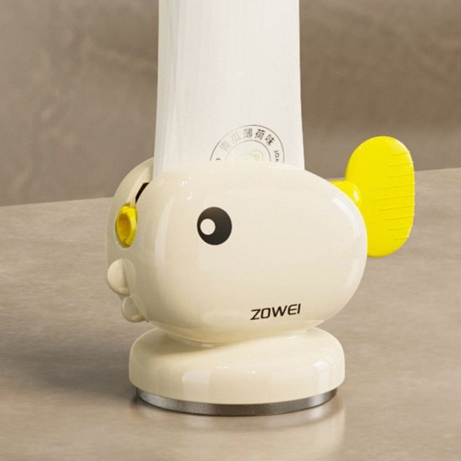 베베어스 손쉽게 남김없이 치약 스탠디형 만능 짜개 디스펜서 2개, 옐로우2개