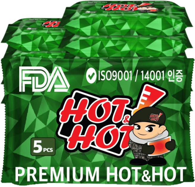 군용 대용량 보온대 핫팩, 50개
