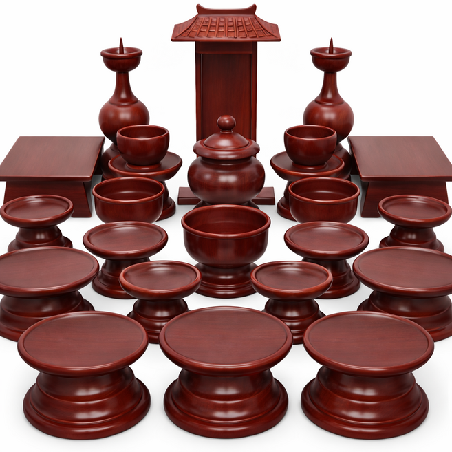 남원제기 남원 알뜰제기23p 원목 오리목 남원 목기협회 제조, 23개