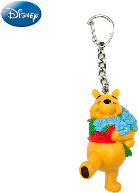 디즈니 곰돌이푸 캐릭터 키링 열쇠고리 정품, 1개, 타입A