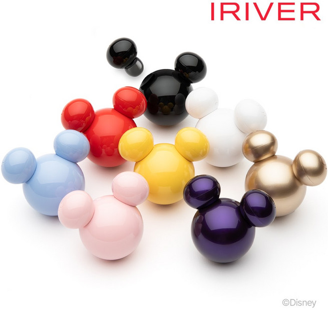 아이리버 공식판매점 디즈니 미키 엠플레이어 프리 블루투스 무선 이어폰, 디즈니 미키 엠플레이어 블랙