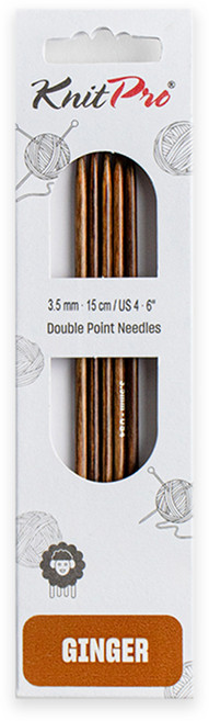 yarna 니트프로 진저 장갑바늘 15cm x 3.5mm 5p, 우드, 1개