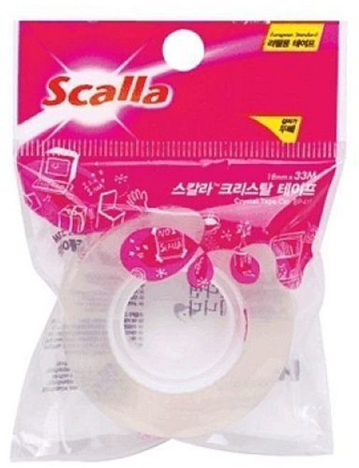 Scalla 크리스탈테이프리필 18mmx33M BP-411_ 20272523EA