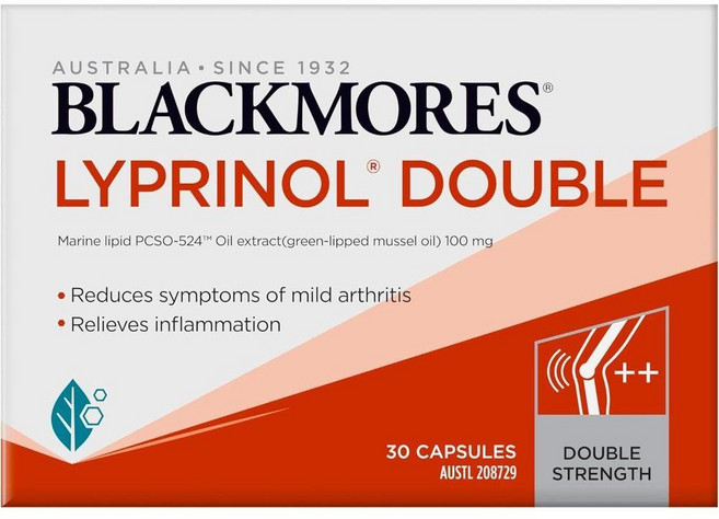 블랙모어스 리프리놀 Blackmores Lyprinol Double 30캡슐, 1개