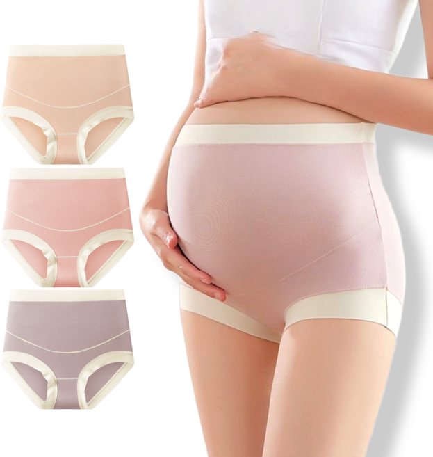 [55-110kg] 하이웨스트 빅사이즈 모달 노라인 임산부 팬티 3종세트