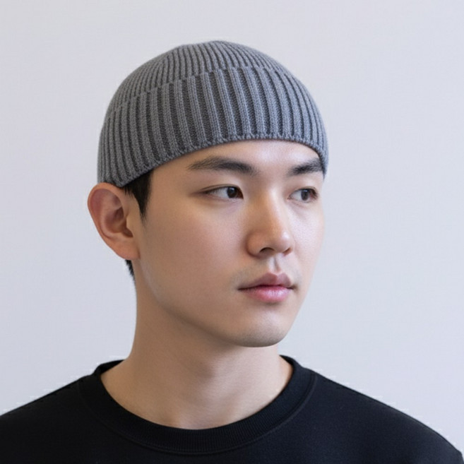 BELLEAURA 남여공용 숏와치캡 니트 비니 쉐프모자 캐주얼와치캡 레옹모자