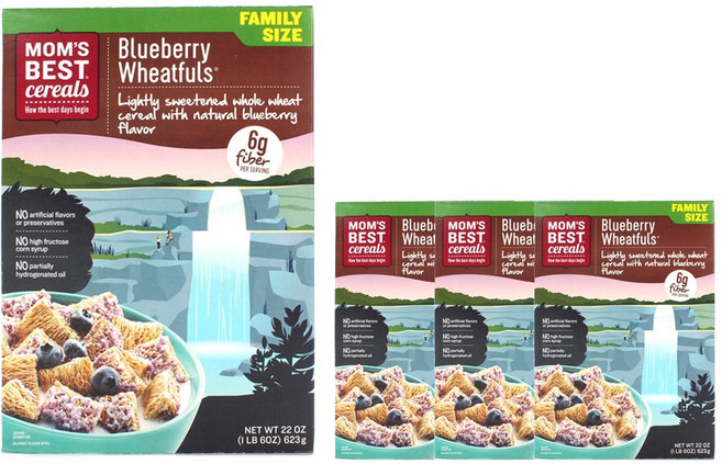 맘스베스트 블루베리 위트풀 시리얼, 623g, 4개