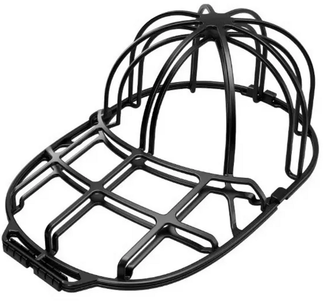 모자세탁망 캡모자 변형방지 세탁틀 식기세척기 모자홀더 세탁기 건조기 보호망 모자고정틀 세탁용품, 본상품, 화이트, 1개