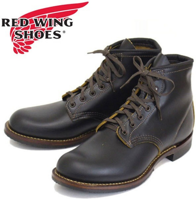 레드윙 벡맨 플랫박스 남성 부츠 블랙 클론다이크 No.9060