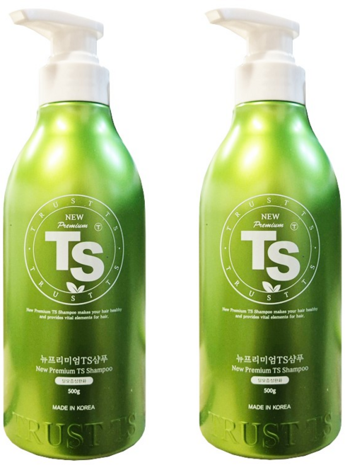 TS 뉴 프리미엄 탈모 증상 완화 기능성 샴푸, 500g, 2개