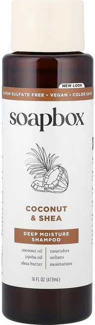 소프박스 코코넛 & 시어 딥 모이스처 샴푸 473ml (16 fl oz) SPX-00669 - 쿠팡