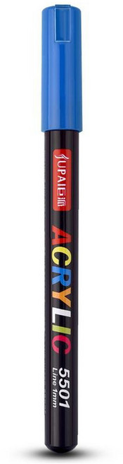 19 색 디자인 아트 마커 아크릴 페인트 브러시 펜 바위 그림 돌 세라믹 유리 나무 캔버스 DIY 그래피티 드로잉 용품, 1개