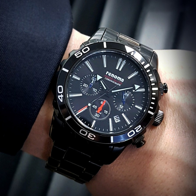 renoma 레노마 마린마스터 방수 스포츠 남성 다이버시계 RE555 4컬러