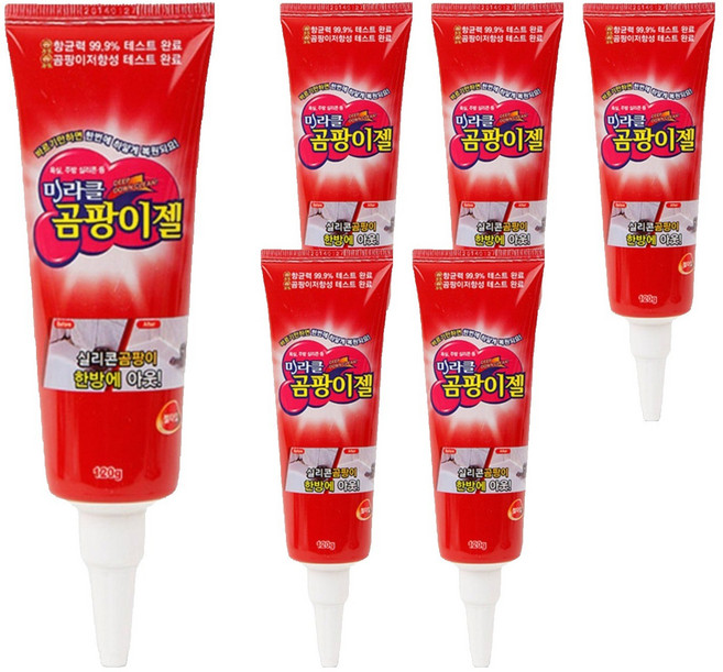 한국미라클피플 미라클 곰팡이젤, 120g, 6개