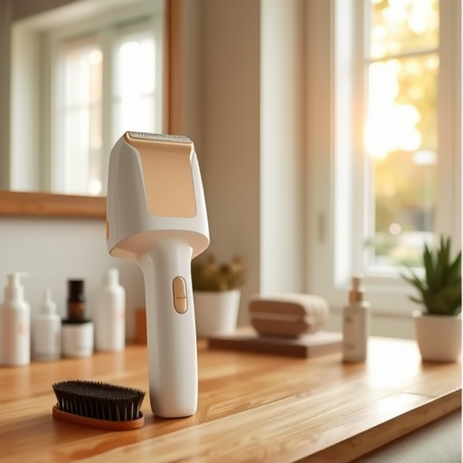 IPL 레이저제모기 광자 사파이어 얼음 무통 여성 제모 기구, 1개, 1개입, 블랙