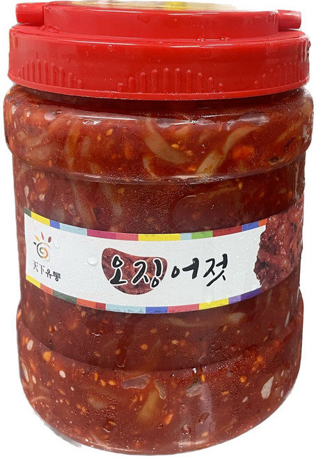업소용 쫄깃한 오징어젓갈 2kg / 반찬단지 그린, 1개