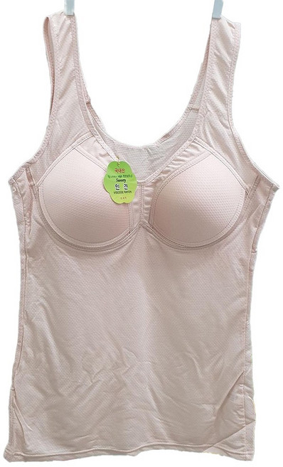 이너라인 부인용 국내산 천연 인견 노와이어 몰드있는 브라런닝 넉넉한 사이즈 런닝브라