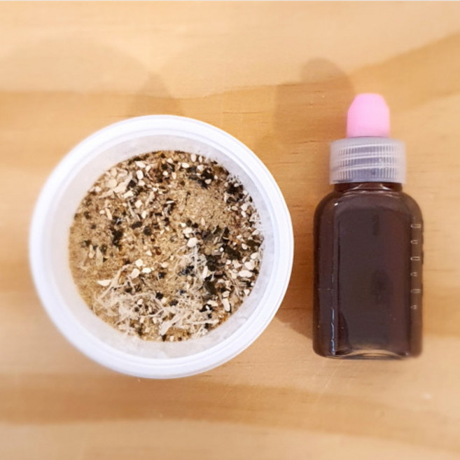 기탄수제면.육수제작소/올인원멸치육수(분말+진액) 2인분, 1개, 32g