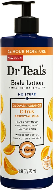 닥터틸즈 바디 로션 모이스처 글로우 & 래디언스 시트러스, 532ml, 1개 - 쿠팡