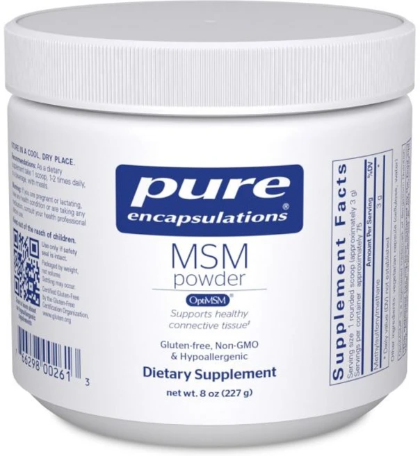 퓨어 캡슐 MSM 파우더 건강을 저자극성 8온스, 1개 - 쿠팡