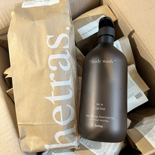 hetras. NO.19 仙人掌 沐浴露 1013ml, 1個, 1.013L