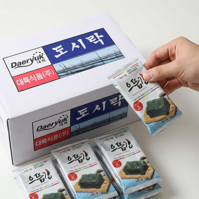[대륙식품]미니도시락김 으뜸김 재래김 2g 총240봉, 1개, 480g