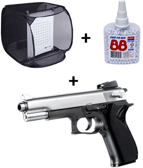 토이플레이 비비탄 권총 타겟망 세트, 17225-SW M4504, 1개