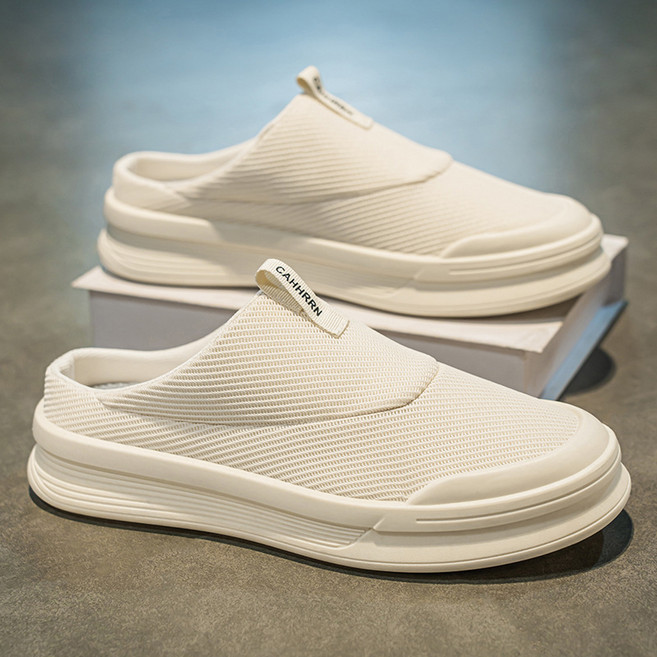 디워크 남자 여름 메쉬 슬립온 뮬 푹신한 키높이 운동화 슬리퍼 통기성 좋은 데일리슈즈