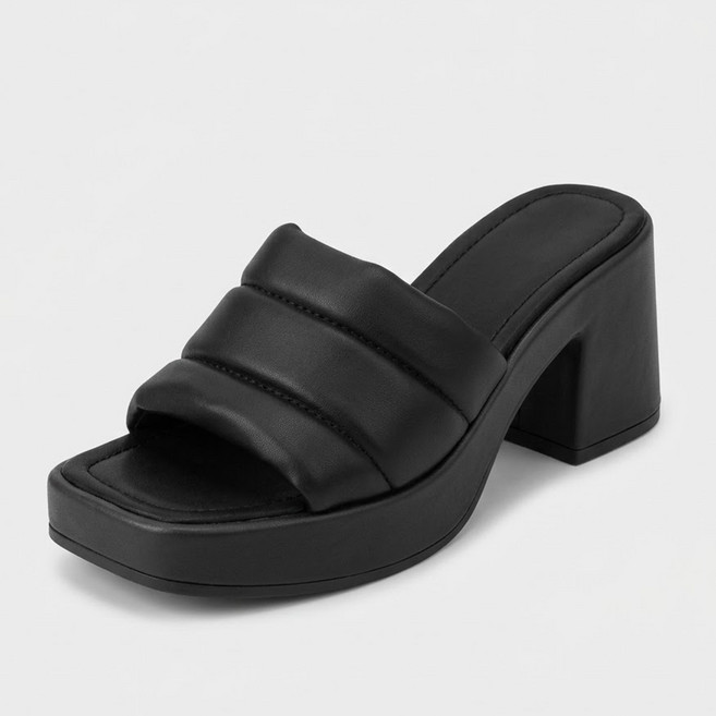 타니즈 리누퍼 여성용 키높이 슬리퍼 사무실 통굽 플랫폼 슬리퍼 (8cm)