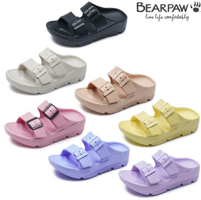 베어파우 (슈즈)]VICKI 여성 슬리퍼 쿠션감좋은 여름 7종택1 K2981QB-W 5CM 468931