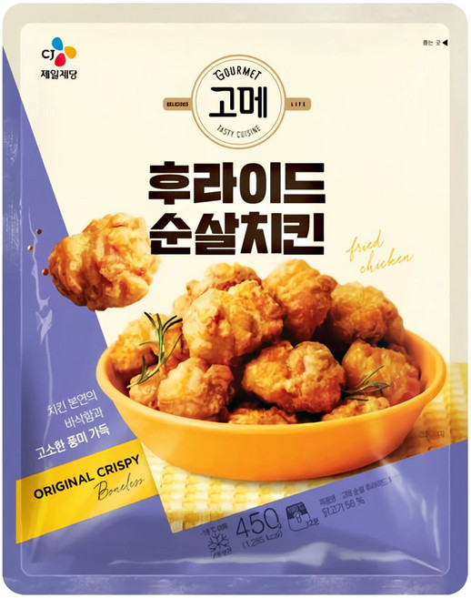 고메 후라이드 순살치킨, 450g, 1개