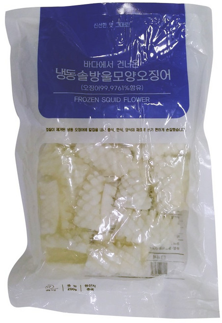 푸드마을 냉동 솔방울 오징어 200g, 1개