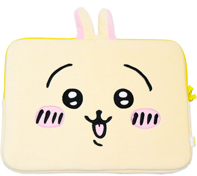 먼작귀 토끼 노트북 파우치(13인치), 단품