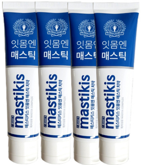 매스티키스 골드 치약, 120g, 8개