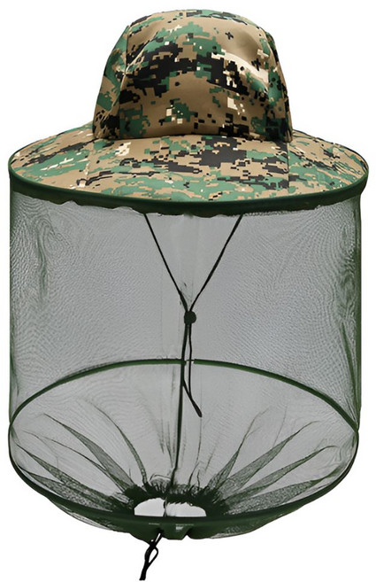 마트정 아웃도어 모기장 방충 모자 등산 낚시 벌초 양봉 농사 MTJ-SHA26327, 아미베이지