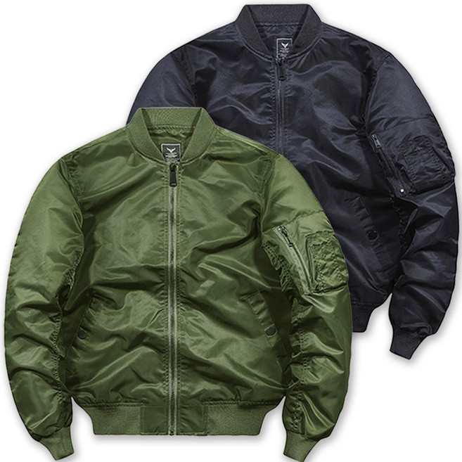 (시즌off 특가할인) 엘마운틴 남성 겨울 방풍 항공점퍼 MA-1 블루종 자켓 빅사이즈