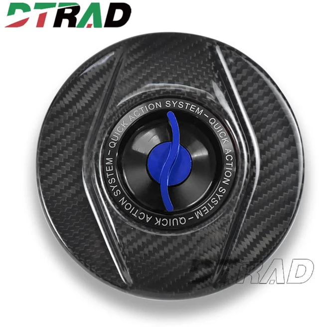 DTRAD 카본 파이버 퀵 릴리즈 연료 탱크 캡 BMW S1000R 2025 주입구 커버 액세서리, 20 Blue Type-S