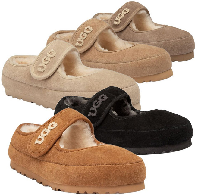 [FW25 신상] 호주 오즈웨어 여성 메리제인 어그 겨울 털 단화 양털 로퍼 호주정품어그 OB970