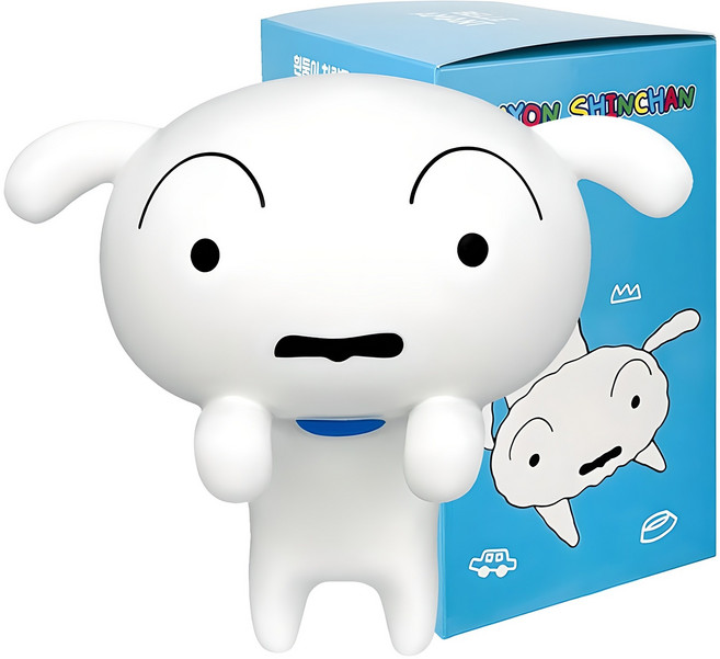 벨르아망 짱구는 못말려 차량용 방향제 본품 흰둥이, 1개, 플로럴 플라워