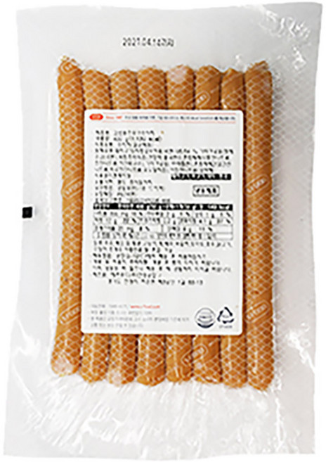 에쓰푸드 김밥용 스모크 소시지 400g, 2개