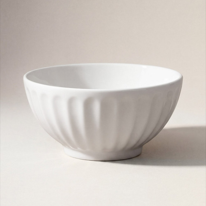 쓰임 국산 캔디 면기, 2개, 화이트