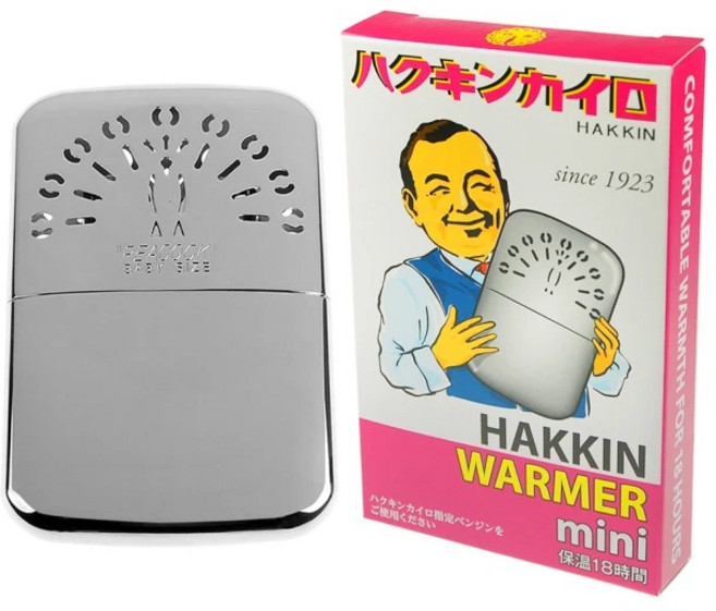 【山道具屋】日本製 Peacock HAKKIN 白金懷爐 (18小時) 登山 寒流必備, 1個, mini懷爐